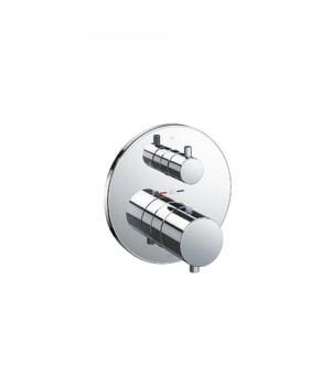 خلاط دش مخفي 2 حركة مدور مع مفتاح تحكم في درجة حرارة الماء مع قاعدة تثبيت TBN01001B - صناعة صيني # TOTO - TBV01408B